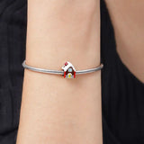 925 Silver Baby Carriage Tower Pendant Charm for Bracelet