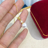 925 Silver Pendant Mount Base Findings for Oyster Pearl 5pcs