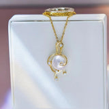 925 Silver Pendant Base for 10-11mm Pearls