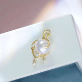 925 Silver Pendant Base for 10-11mm Pearls