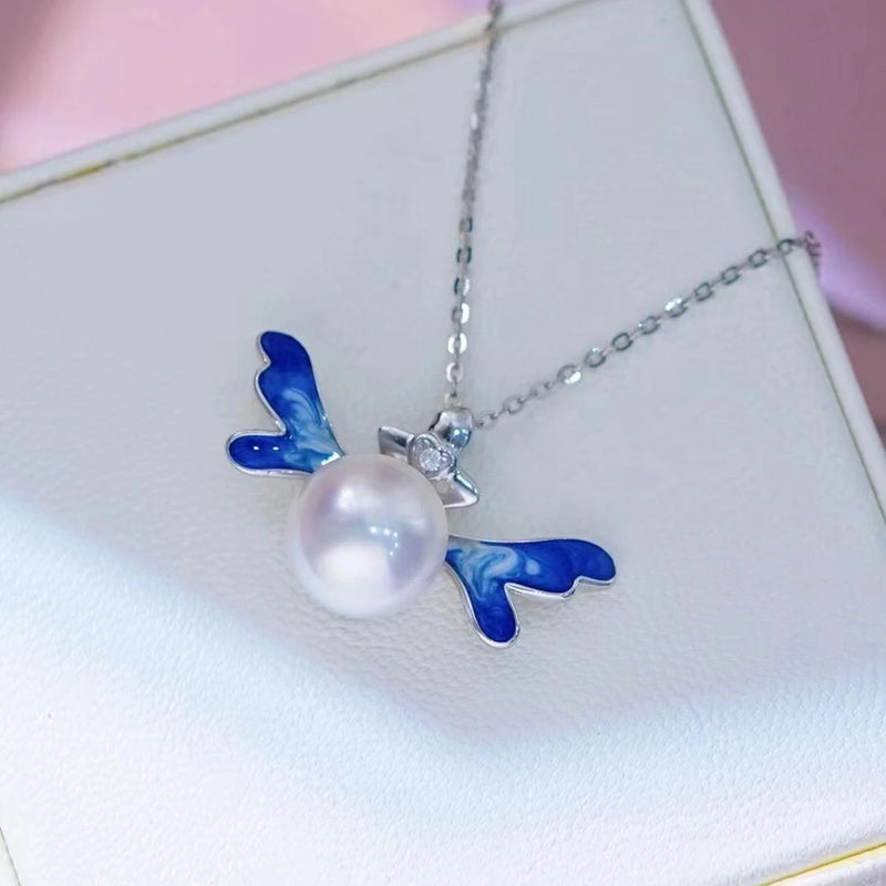 925 Silver Pendant Mounts Base for 10-11mm Pearls