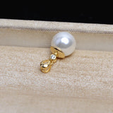 925 Sterling Silver Pendant Mounts Base for 9-13mm Pearls