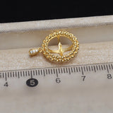 925 Silver Pendant Mounts Base Settings 3pcs