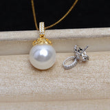 925 Silver Pendant Mounts Base Settings 3pcs/lot
