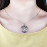 925 Sterling Silver Pendant Necklace Doctor Tree Of Life