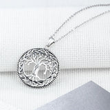 925 Sterling Silver Pendant Necklace Doctor Tree Of Life