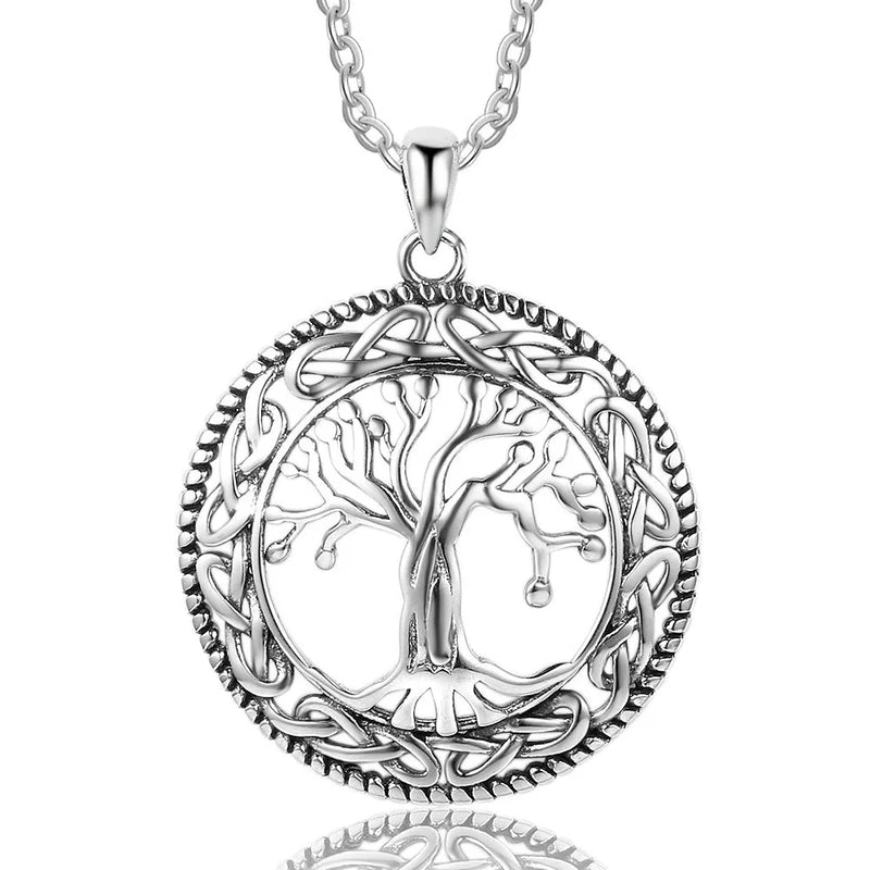 925 Sterling Silver Pendant Necklace Doctor Tree Of Life