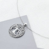 925 Sterling Silver Pendant Necklace Doctor Tree Of Life