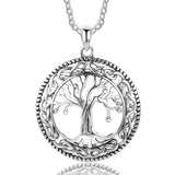 925 Sterling Silver Pendant Necklace Doctor Tree Of Life