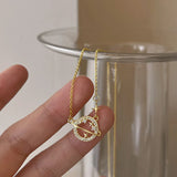 925 Silver Pendant Necklace Hollow Planet Zircon Clavicle Chain