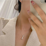925 Silver Love Paris Tower Pendant Necklace