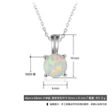 925 Silver Pendant Necklace Gemstone Beads Necklace