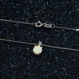 925 Silver Pendant Necklace Gemstone Beads Necklace