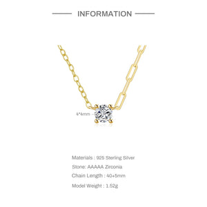 925 Silver Pendant Necklaces & Zircon Collar Necklace