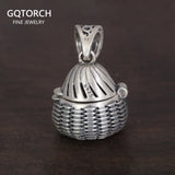925 Silver Woven Sachet Pendant