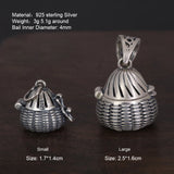 925 Silver Woven Sachet Pendant