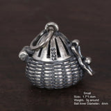 925 Silver Woven Sachet Pendant
