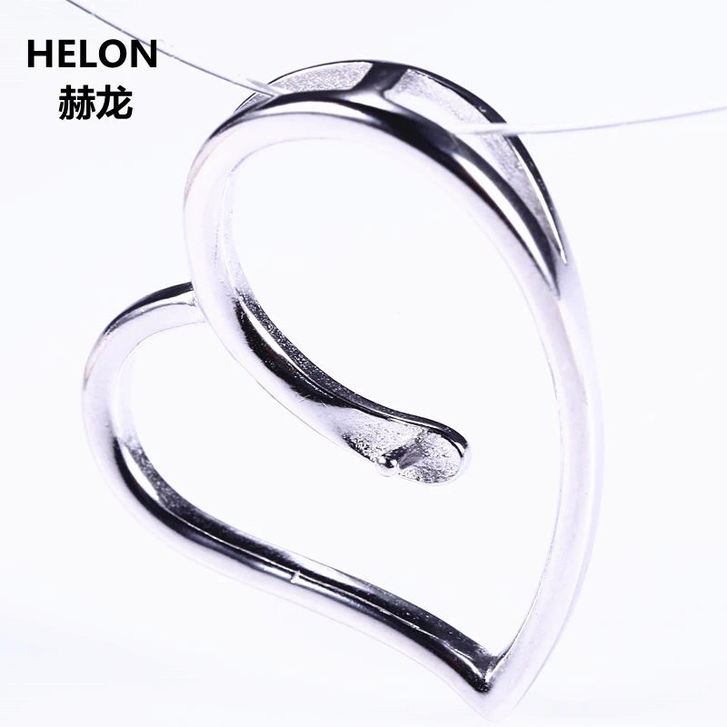 925 Silver Pendant Setting for 10-12mm Round Pearl Bead