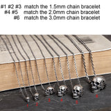 925 Sterling Silver Pendant Punk Jewelry Finding Accessories