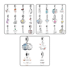 925 Silver Charms for Bracelets DIY Jewelry Making