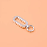 925 Sterling Silver Button Accessories Spring Buckle for Jewelry Making