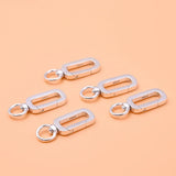 925 Sterling Silver Button Accessories Spring Buckle for Jewelry Making