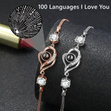 925 Silver Photo Bracelet Personalized Projection Jewelry