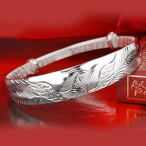 925 Silver Phoenix Lucky Bracelet for Women