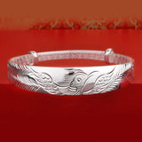925 Silver Phoenix Lucky Bracelet for Women