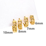 925 Silver Earrings Set Hoop Chain 4pcs Women Adjustable Christmas Gift