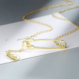 925 Silver LOVE Sign Pendant Necklace For Women