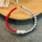 925 Silver Pixiu Bracelet Fine Jewelry Wedding Party Bangles