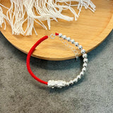 925 Silver Pixiu Bracelet Fine Jewelry Wedding Party Bangles