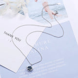 925 Silver Planet Crystal Necklace Pendant Jewelry