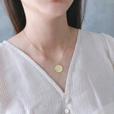 925 Silver Planet Star BFF Necklaces Astronomy Universe Coin Necklace