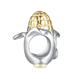 925 Silver Plant Corn DIY Charms for Jewelry Making