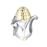 925 Silver Plant Corn DIY Charms for Jewelry Making