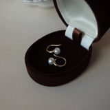 925 Silver Plated Shell Pearl Earrings for Women
