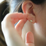 925 Silver Plated Zircon Earrings - High Stylish Jewelry