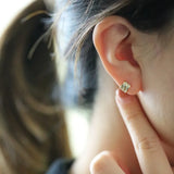 925 Silver Plated Zircon Earrings - High Stylish Jewelry