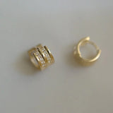 925 Silver Plated Zircon Earrings - High Stylish Jewelry