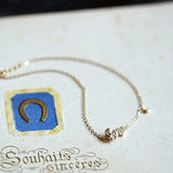 925 Silver Plated 14k Love & Rose Slim Bracelet
