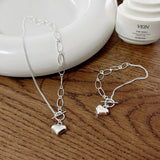 925 Silver Heart Pendant Necklace - Birthday Gift for Mom Daughter Girlfriend