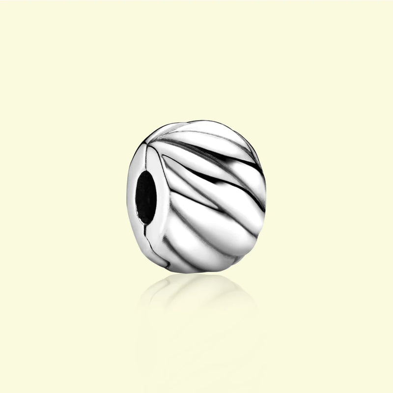 925 Silver Grooved Clamp Joint Bracelet for Women