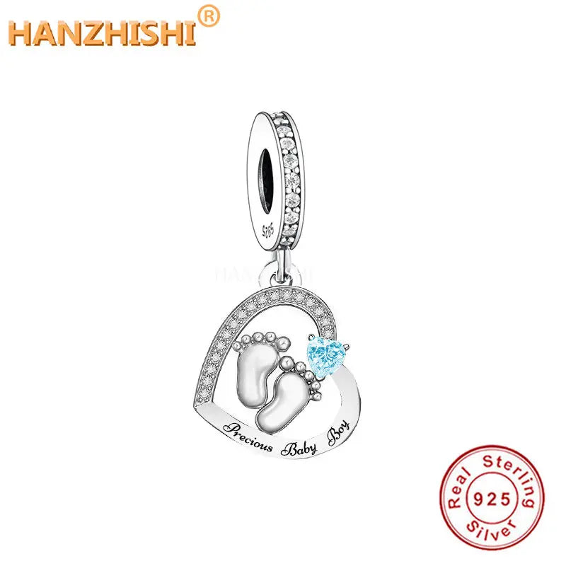 925 Silver Baby Girl Boy Heart Pendant Necklace Gift