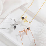 925 Silver Photo Necklace Pet Memorial Family Gift