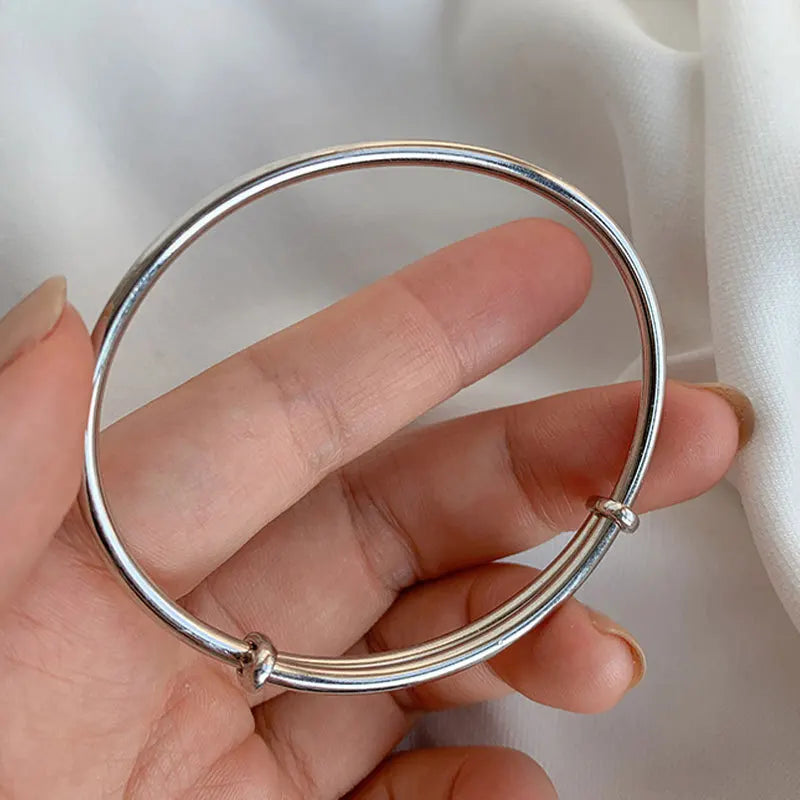 925 Silver Adjustable Bracelet Retro Jewelry