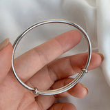 925 Silver Adjustable Bracelet Retro Jewelry