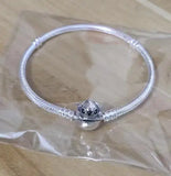 925 Silver Puppy Pan Bracelet Women's Jewelry