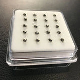 925 Sterling Silver Pure Nose Studs Thai Silver Nose Piercing Jewelry